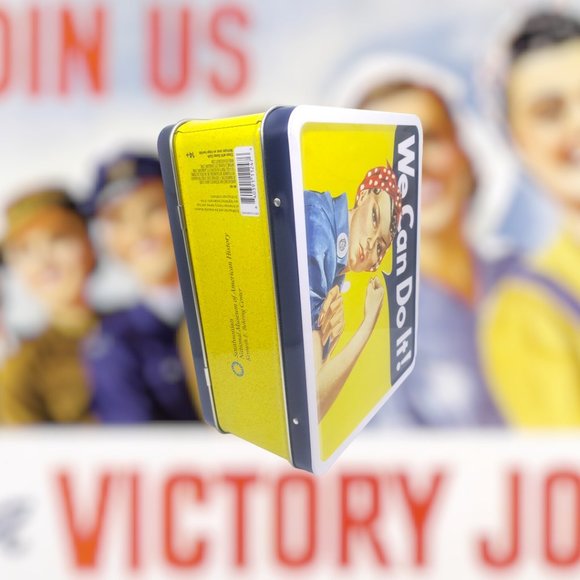 Rosie the Riveter Retro Metal Lunch Box - "Smithsonian Edition". - Picture 6 of 8